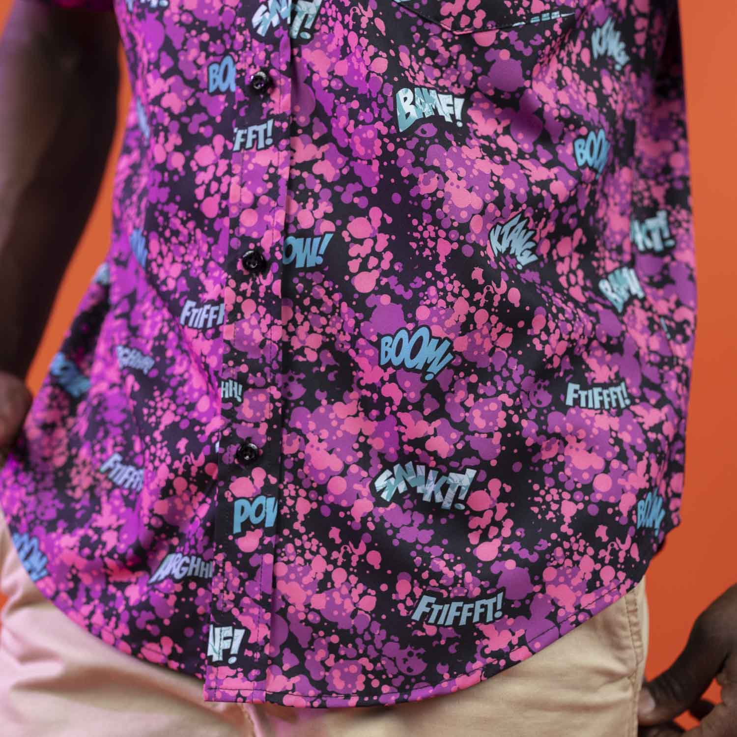 Marvel “Fightin' Words” – KUNUFLEX Short Sleeve Shirt - Image 7