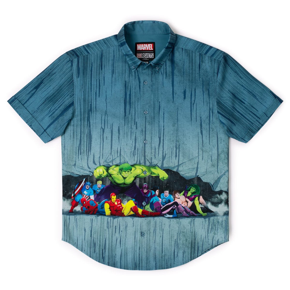 Marvel Secret Wars "HULK SAVE!!!" – KUNUFLEX Short Sleeve Shirt