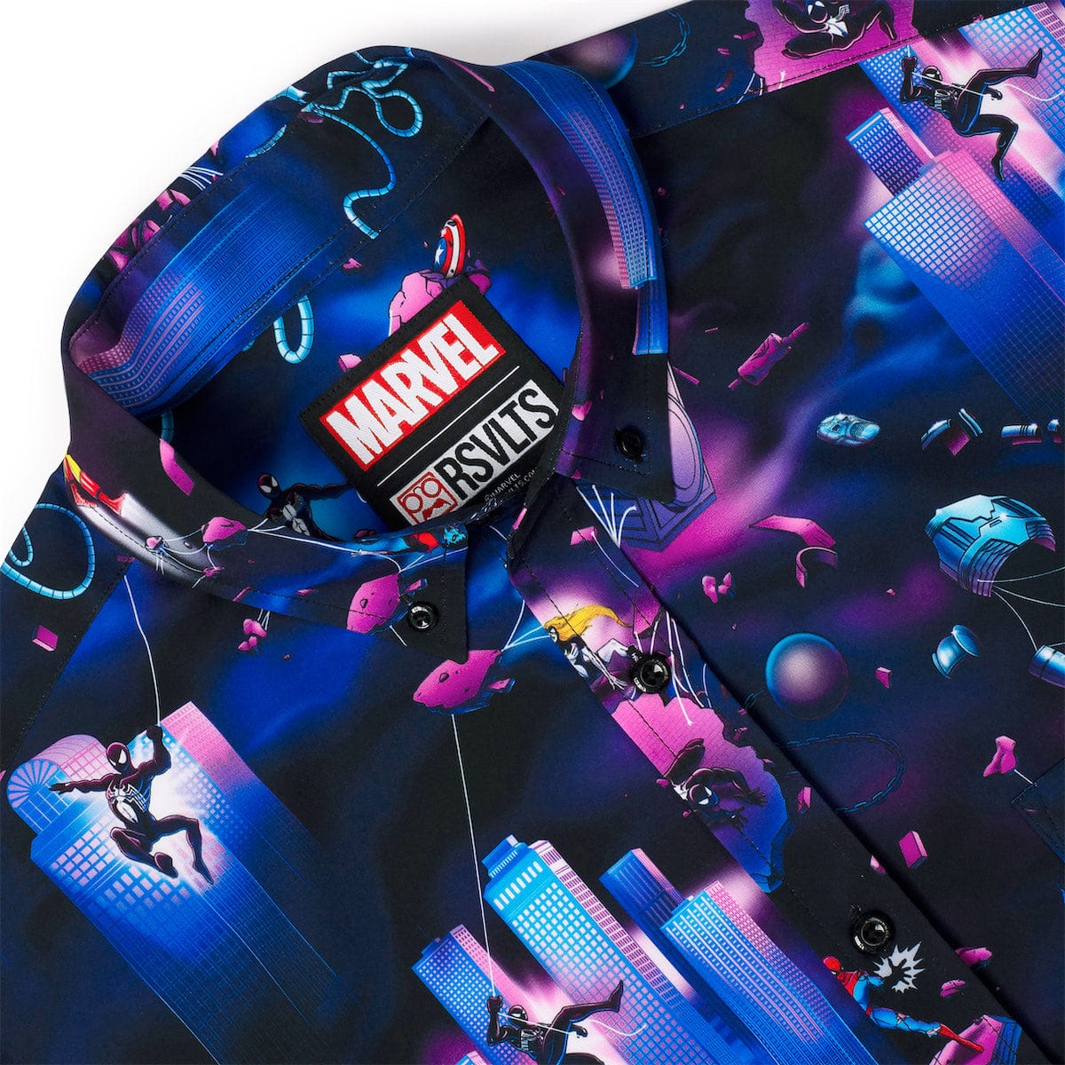 Marvel Secret Wars "The Symbiote" – KUNUFLEX Short Sleeve Shirt - Image 6