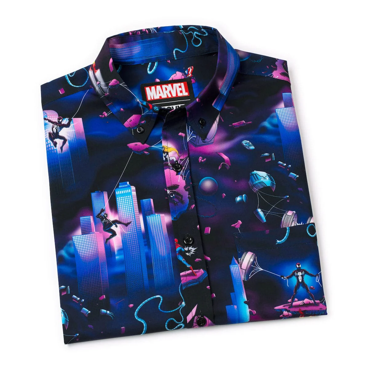 Marvel Secret Wars "The Symbiote" – KUNUFLEX Short Sleeve Shirt - Image 8