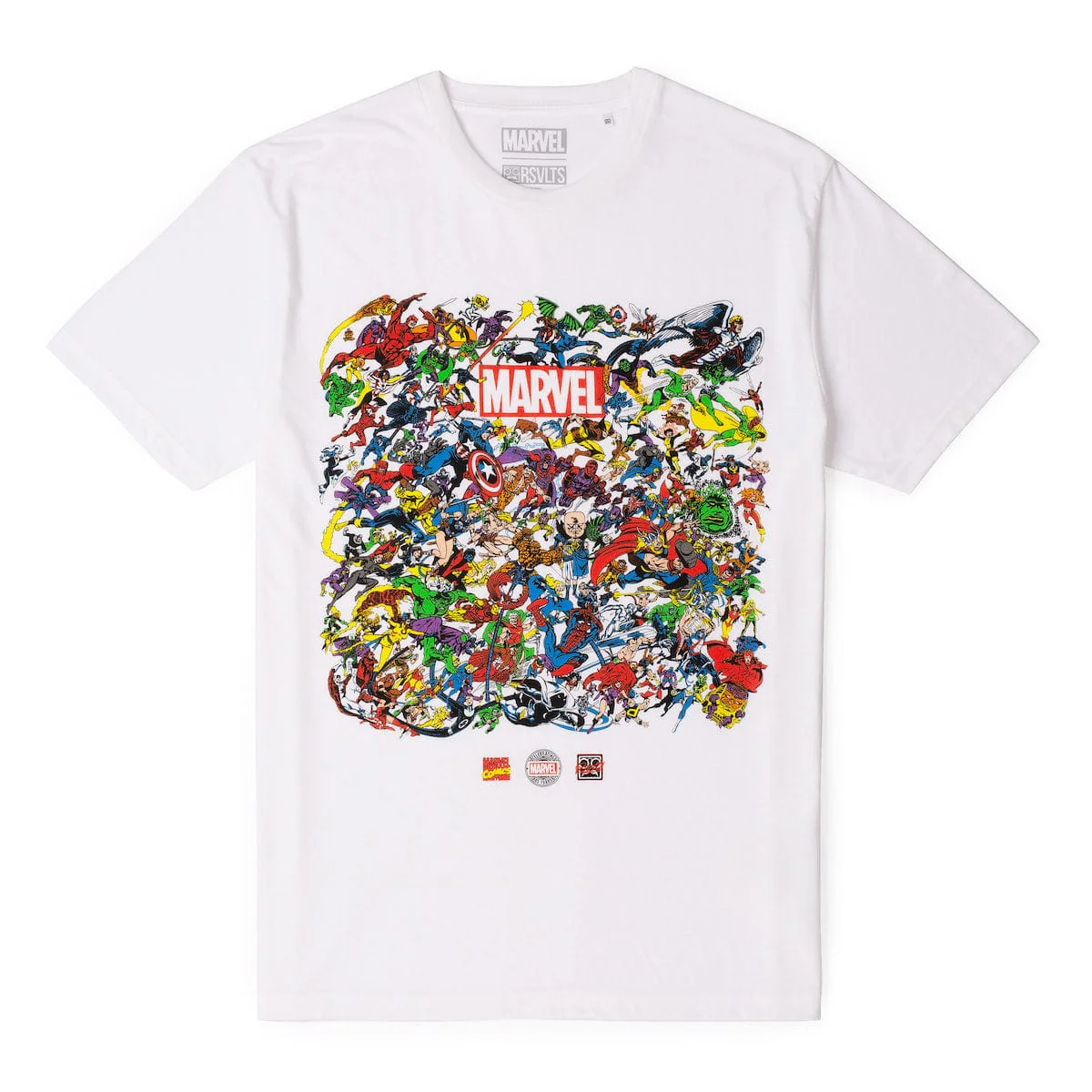 Marvel 85th Anniversary "There Goes My Hero" – Crewneck Tee