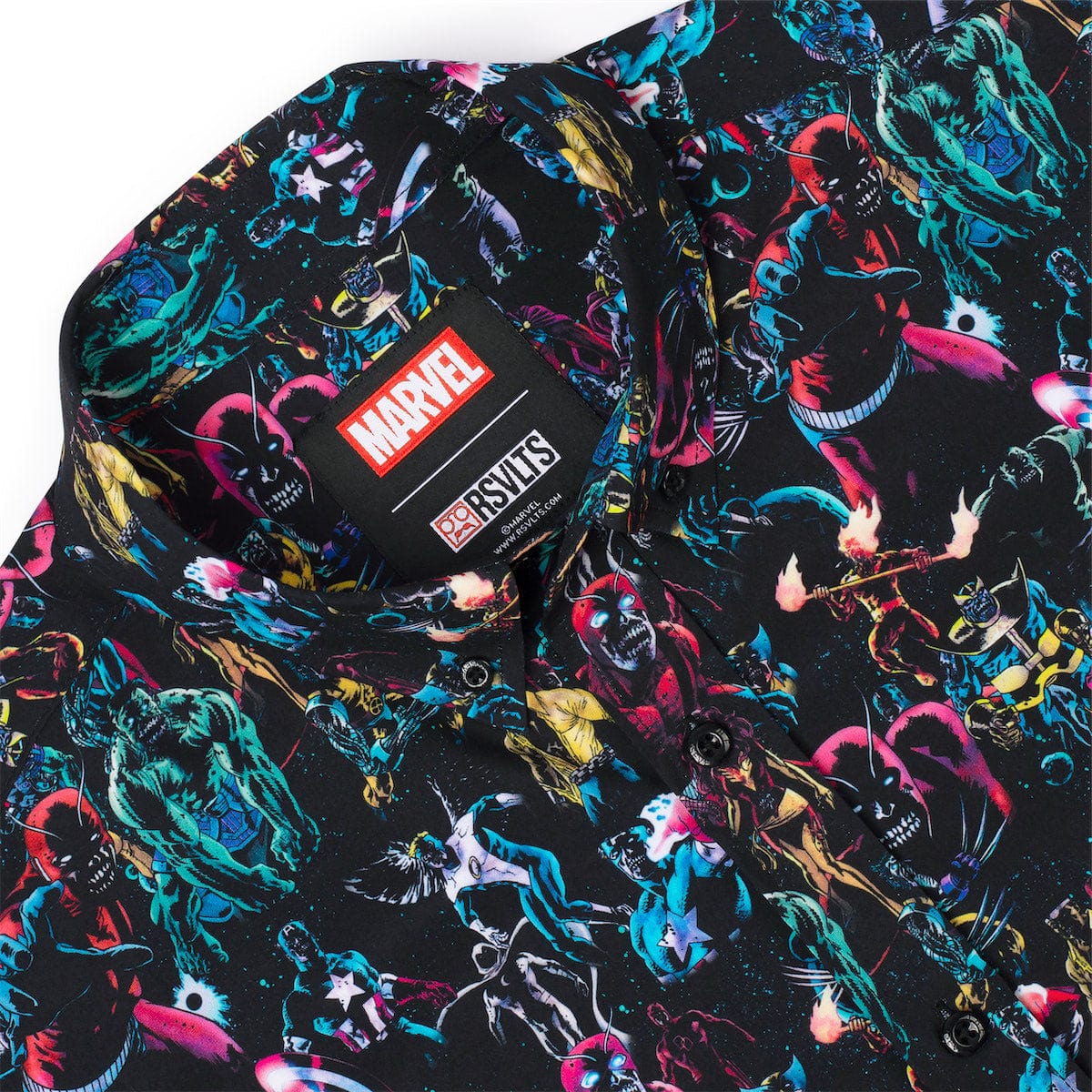 Marvel Zombies "Cosmic Carnivores" – KUNUFLEX Short Sleeve Shirt - Image 6