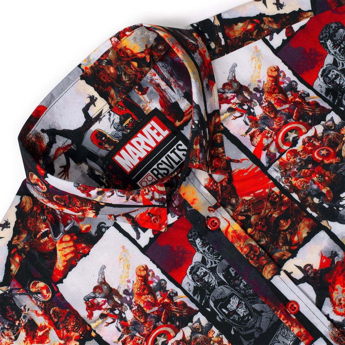 Marvel Zombies "Horrifying Heroes" – KUNUFLEX Short Sleeve Shirt - Image 7