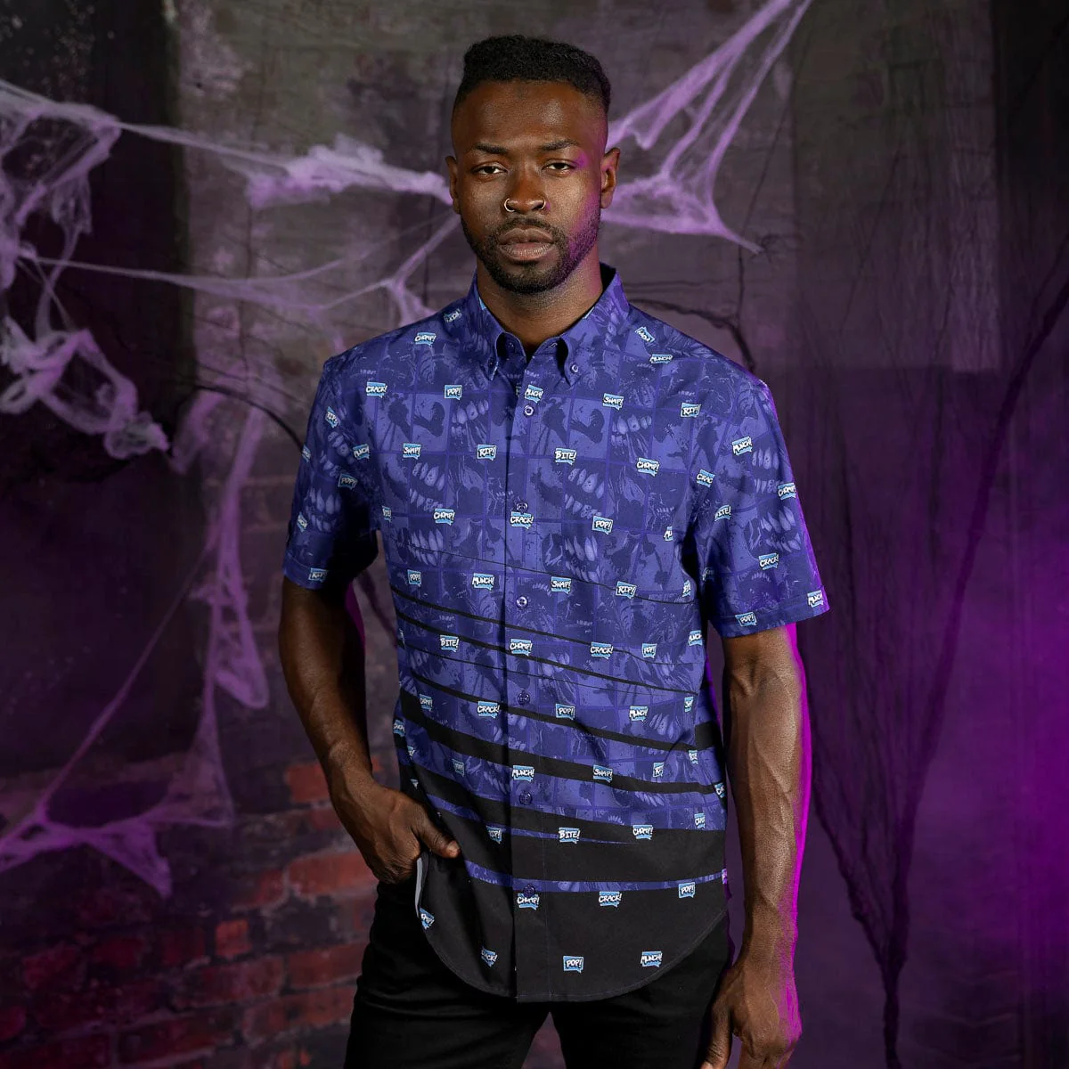 Marvel Zombies "Mouthin' Off" – KUNUFLEX Short Sleeve Shirt - Image 2