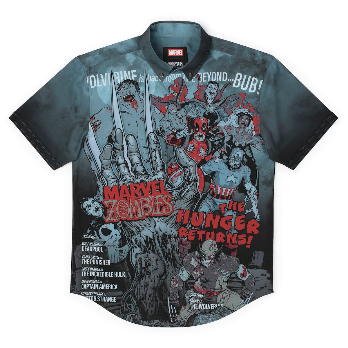 Marvel Zombies "The Hunger Returns!" – KUNUFLEX Short Sleeve Shirt