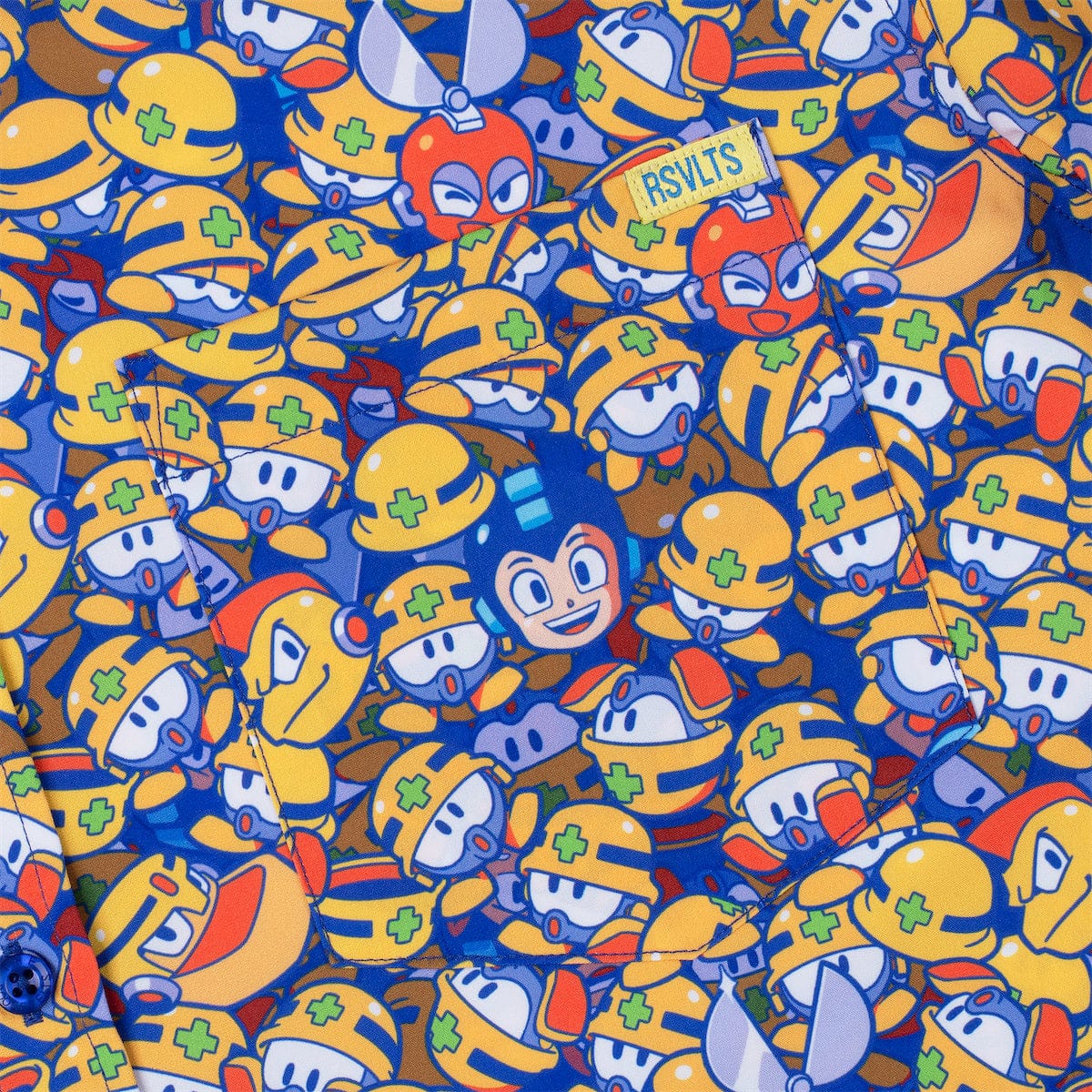 Mega Man "Metall Heads" – KUNUFLEX Short Sleeve Shirt - Image 3