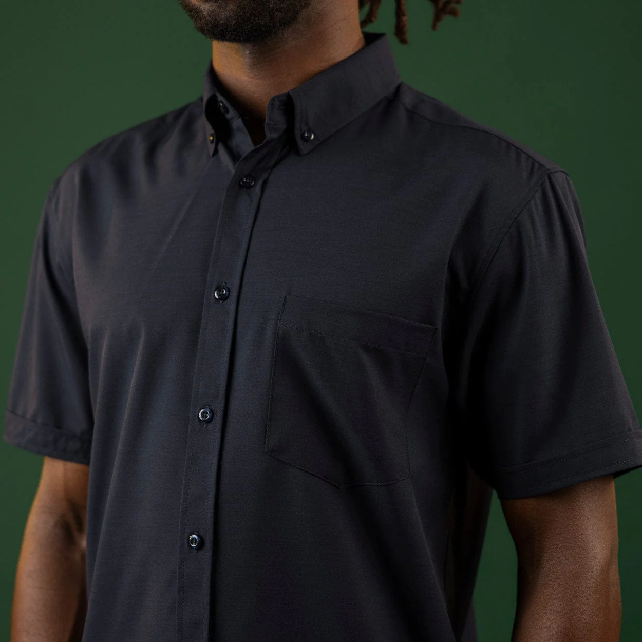Overture Midnight Blue – KUNUFLEX Short Sleeve Shirt - Image 4