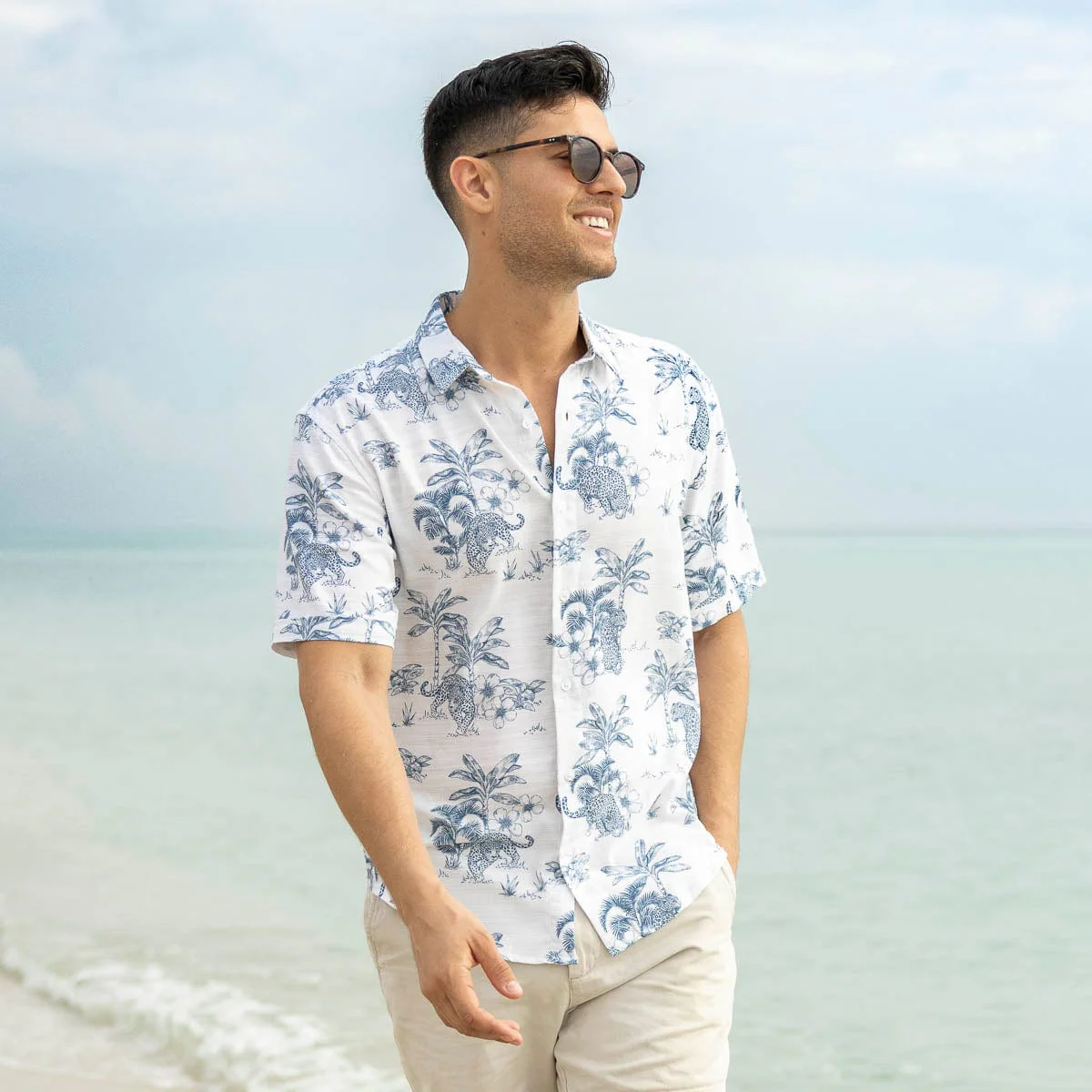 Moves Like Jaguar – Bamboo Short Sleeve Shirt - Image 3