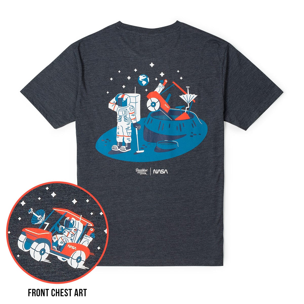 NASA "Moon Trap" – Crewneck Tee - Image 4