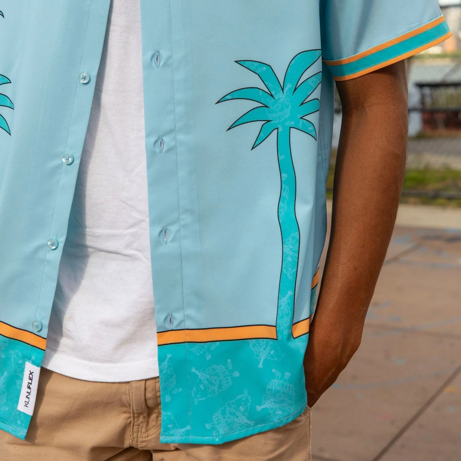 Rocket Power "The Uncle Tito" – Camp Collar KUNUFLEX Short Sleeve Shirt - Image 4