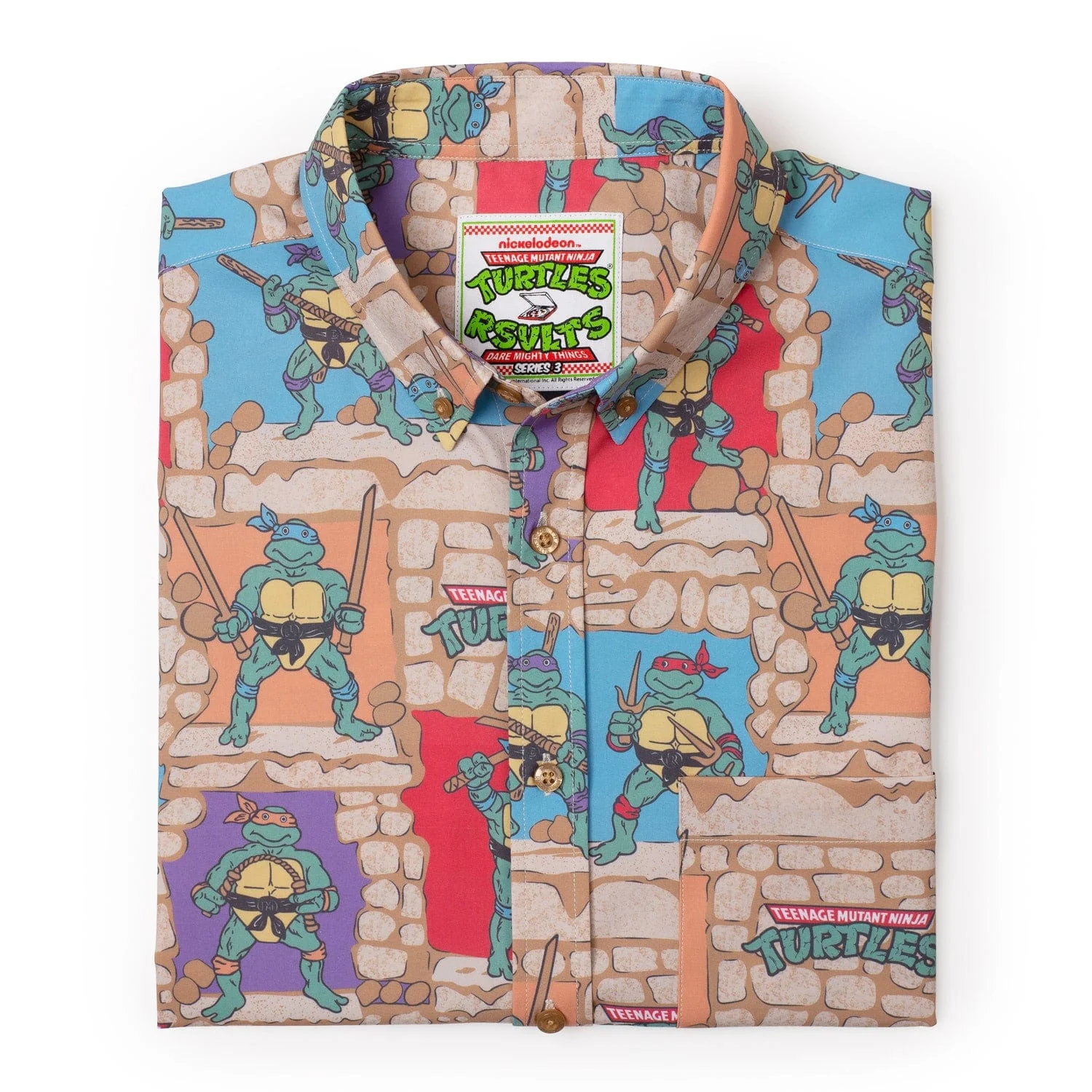 Teenage Mutant Ninja Turtles "Cowabunga Covers" – KUNUFLEX Short Sleeve Shirt - Image 10