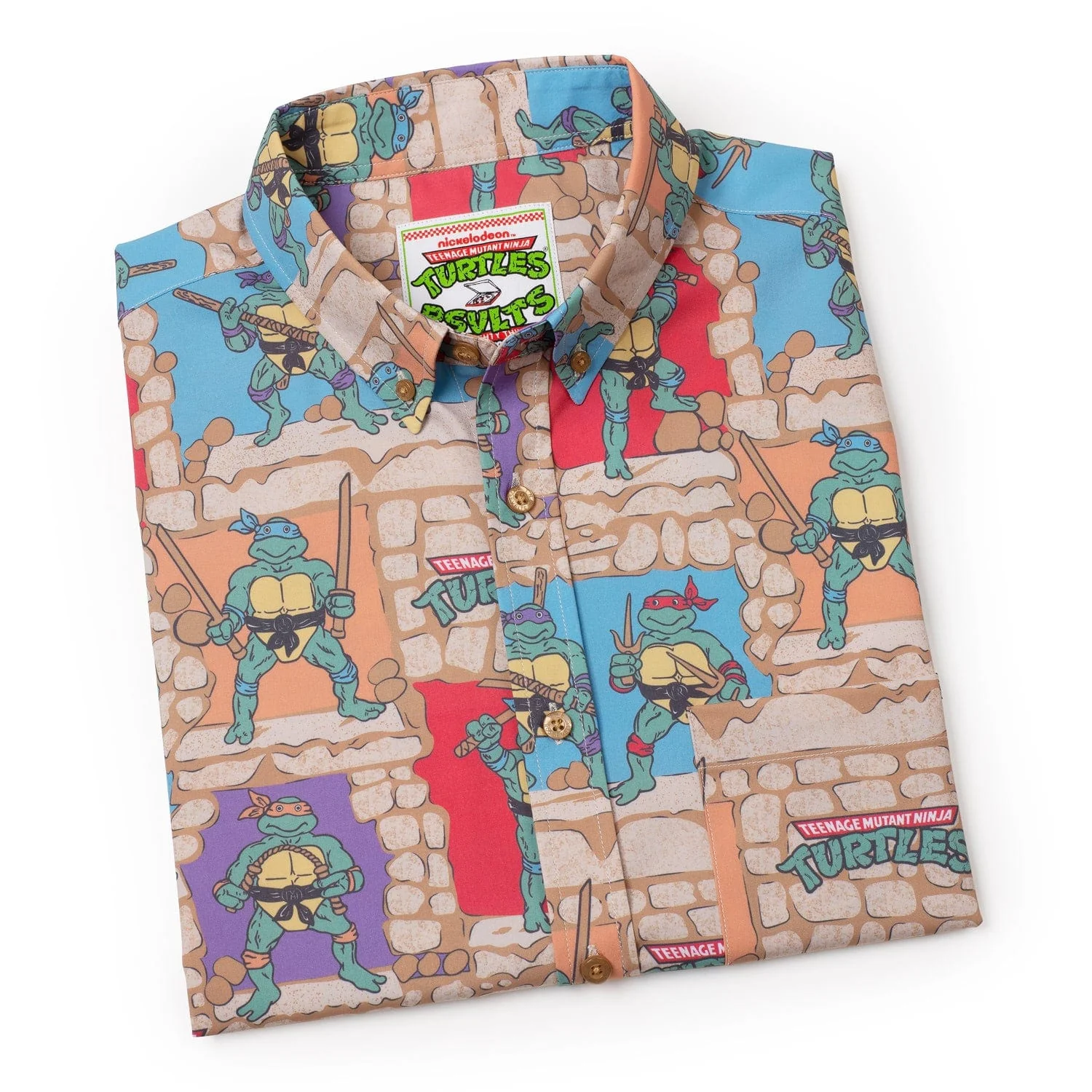 Teenage Mutant Ninja Turtles "Cowabunga Covers" – KUNUFLEX Short Sleeve Shirt - Image 14