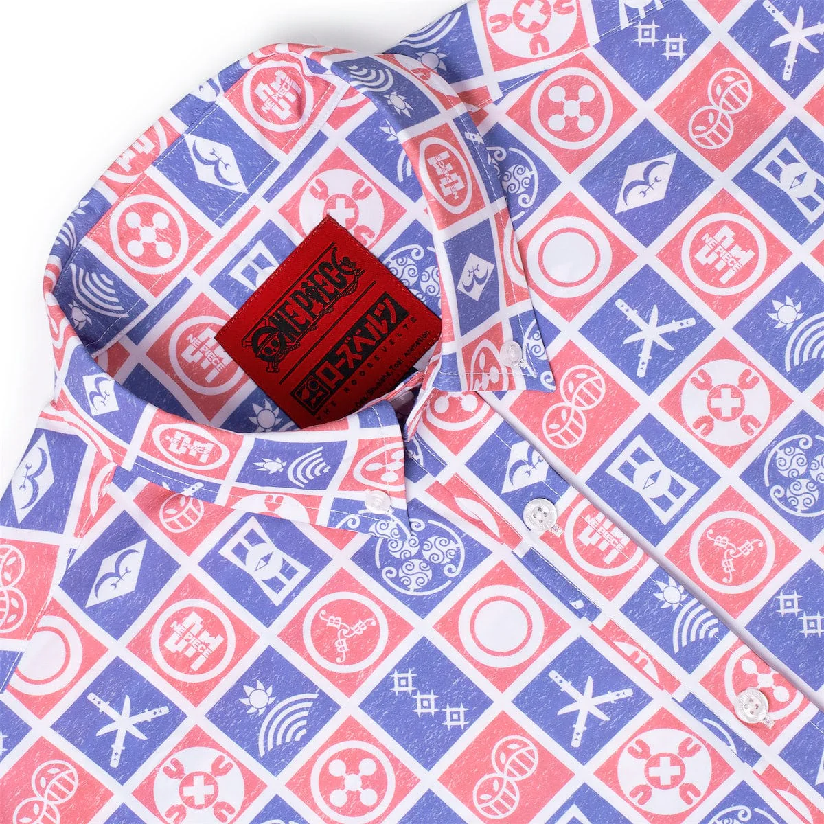 One Piece "Stamps of the Sea" – KUNUFLEX Short Sleeve Shirt - Image 6