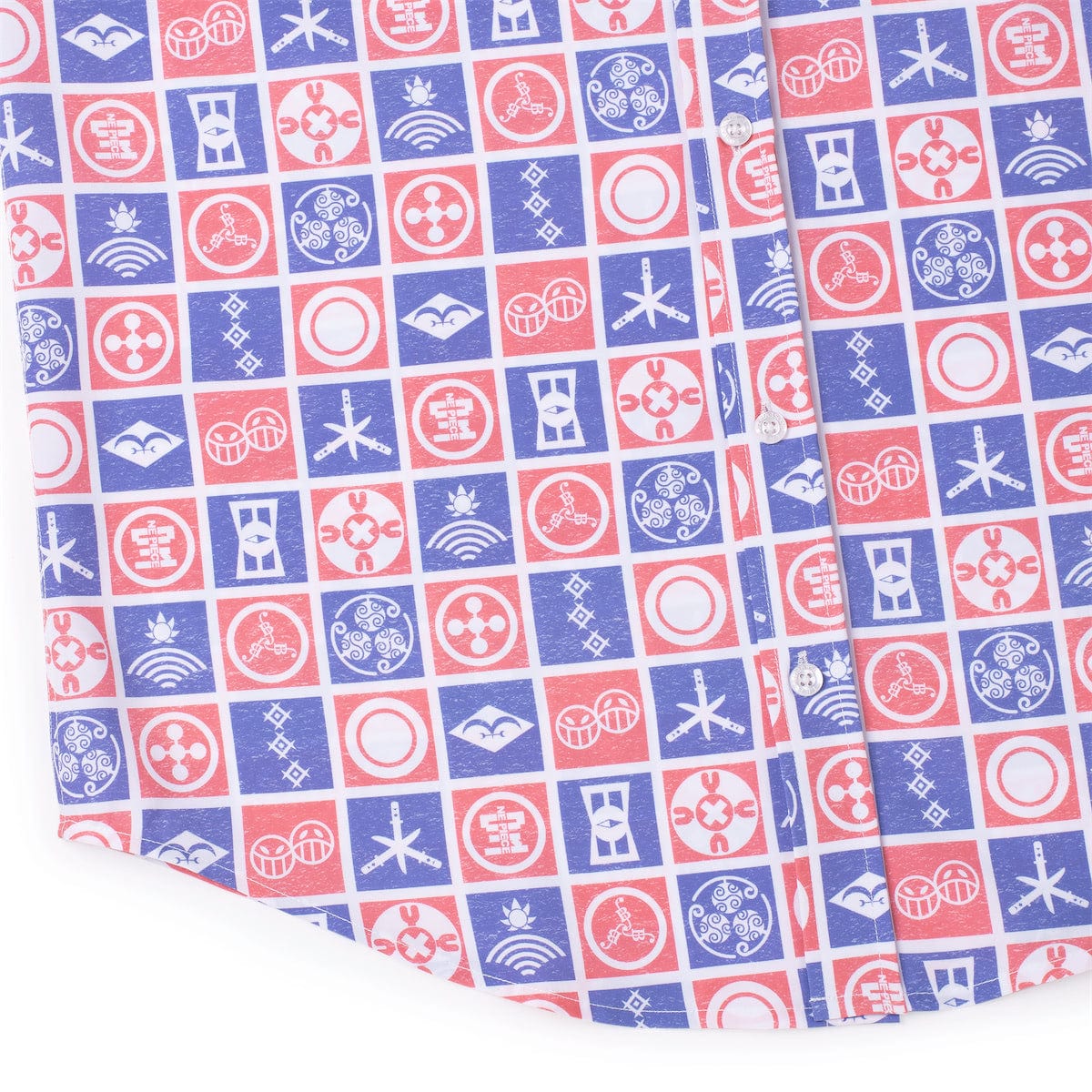 One Piece "Stamps of the Sea" – KUNUFLEX Short Sleeve Shirt - Image 7