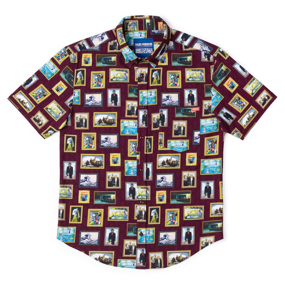 Paging Mr. Morrow "Museum of Modern Morrow" – KUNUFLEX Short Sleeve Shirt - Image 3