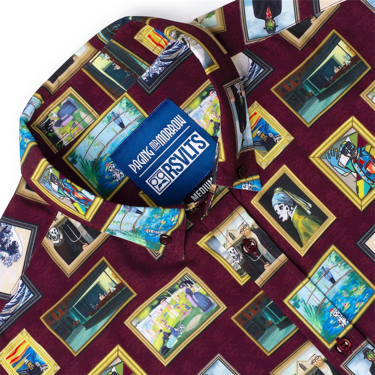 Paging Mr. Morrow "Museum of Modern Morrow" – KUNUFLEX Short Sleeve Shirt - Image 4