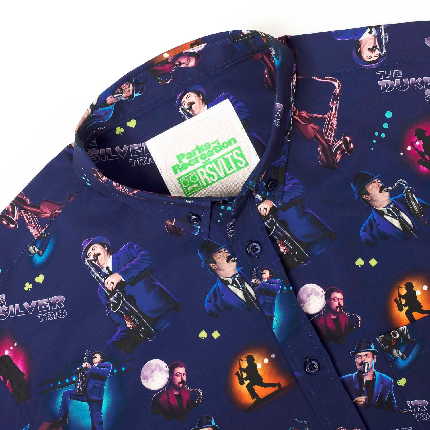 Parks and Recreation “The Duke Silver Trio” – KUNUFLEX Short Sleeve Shirt - Image 5