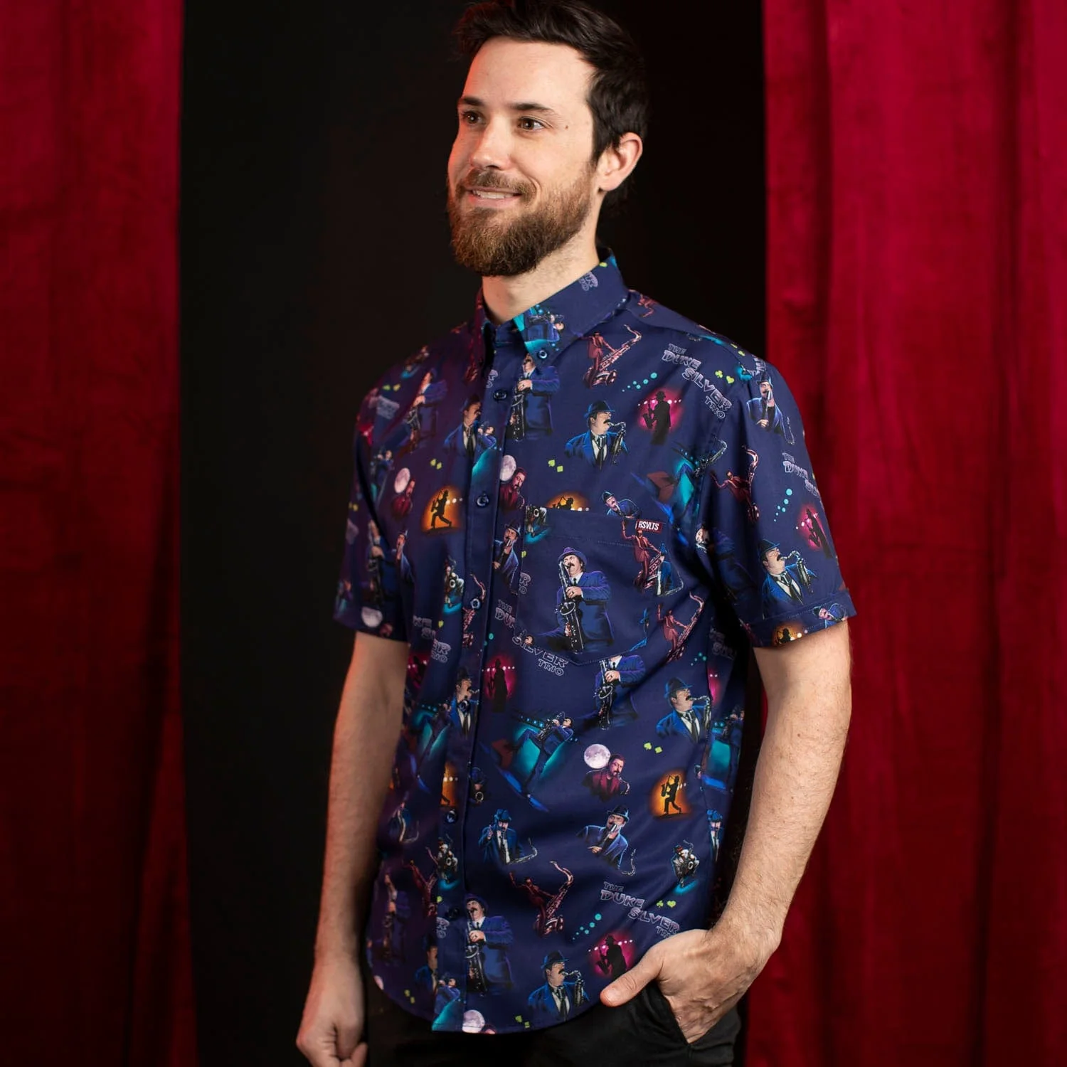 Parks and Recreation “The Duke Silver Trio” – KUNUFLEX Short Sleeve Shirt - Image 6