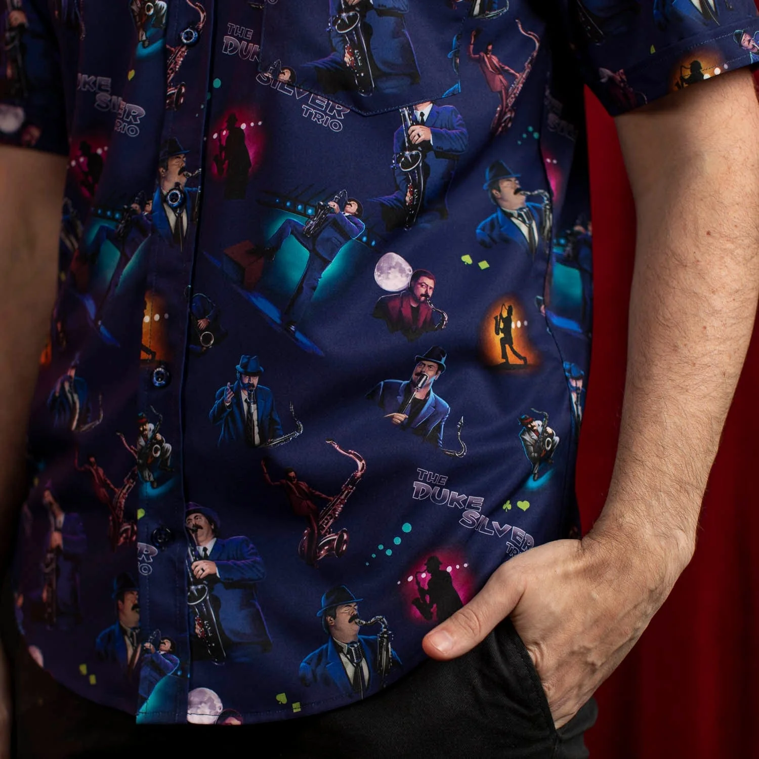 Parks and Recreation “The Duke Silver Trio” – KUNUFLEX Short Sleeve Shirt - Image 7