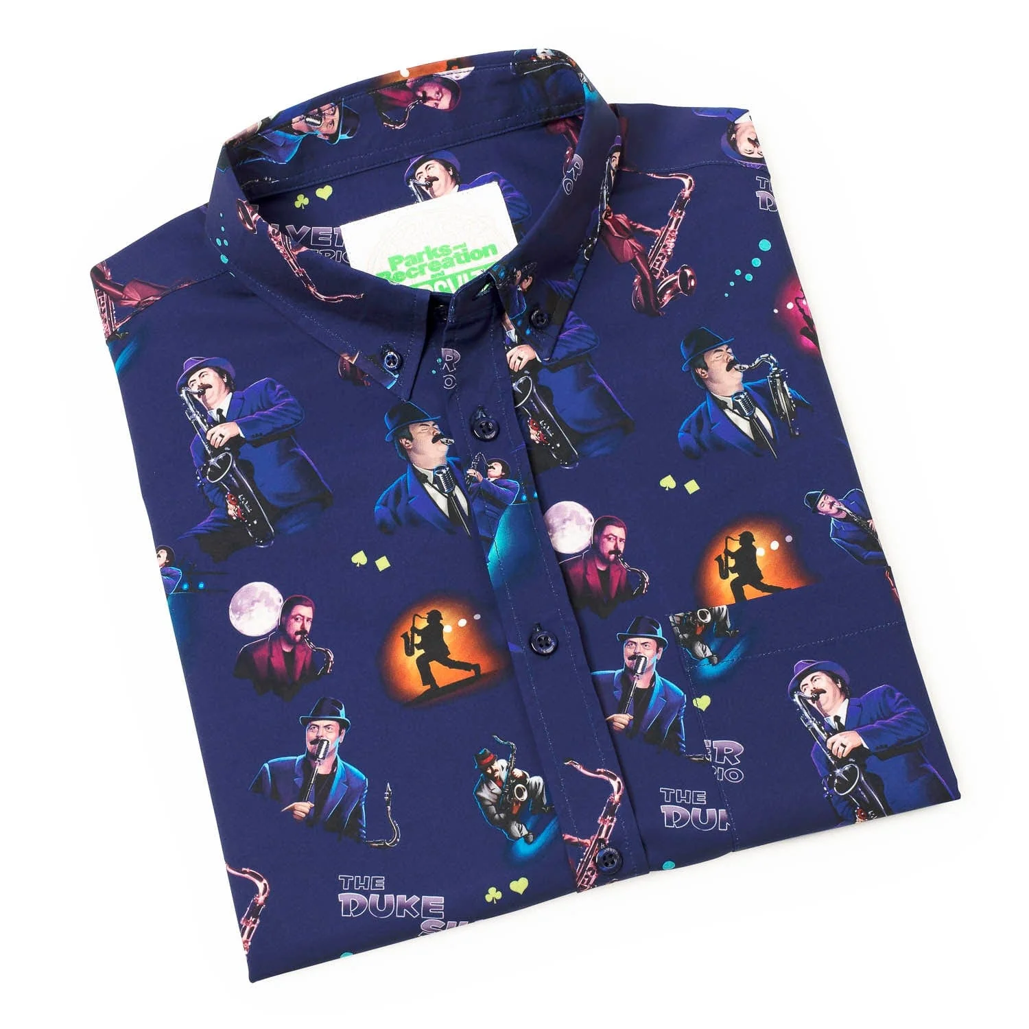 Parks and Recreation “The Duke Silver Trio” – KUNUFLEX Short Sleeve Shirt - Image 8