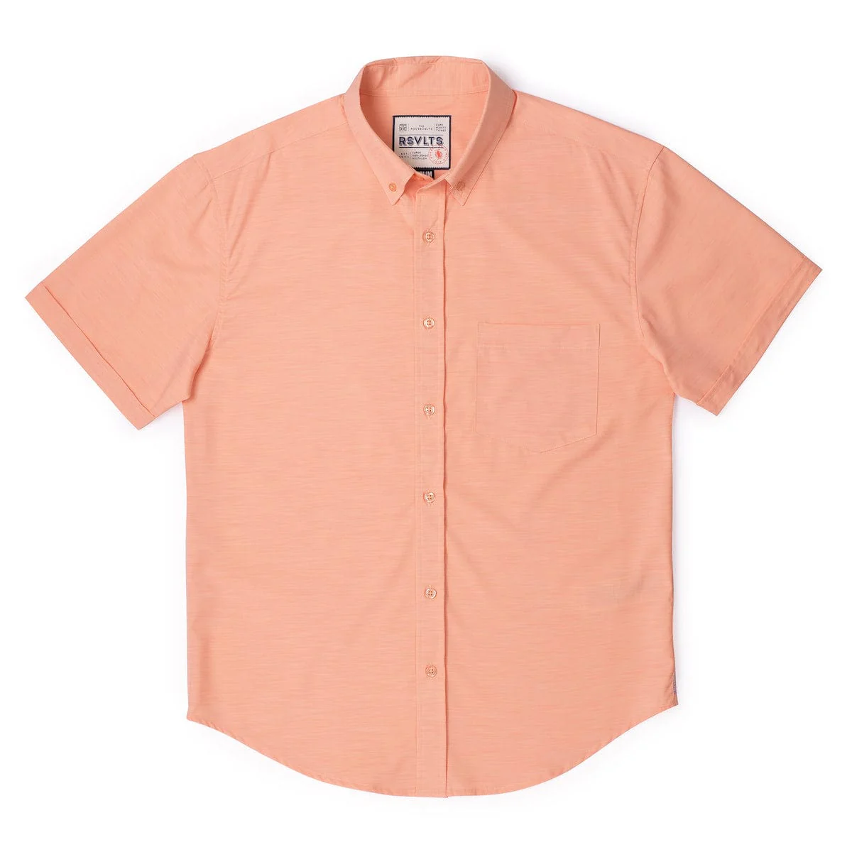 Peach Chaos – KUNUFLEX Short Sleeve Shirt - Image 4
