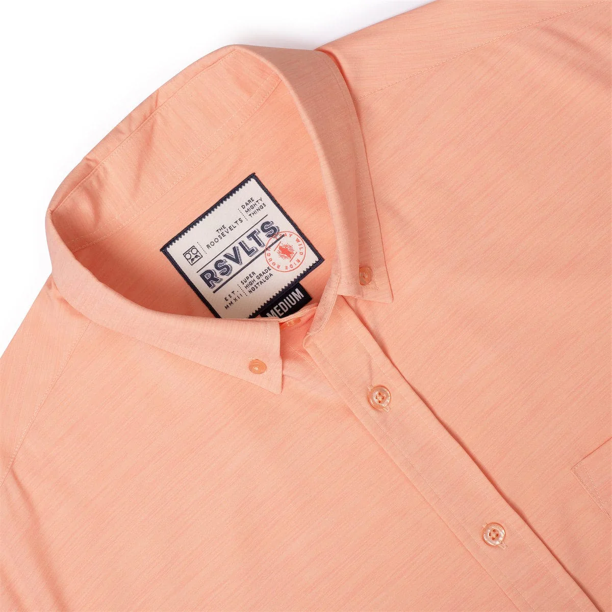Peach Chaos – KUNUFLEX Short Sleeve Shirt - Image 7
