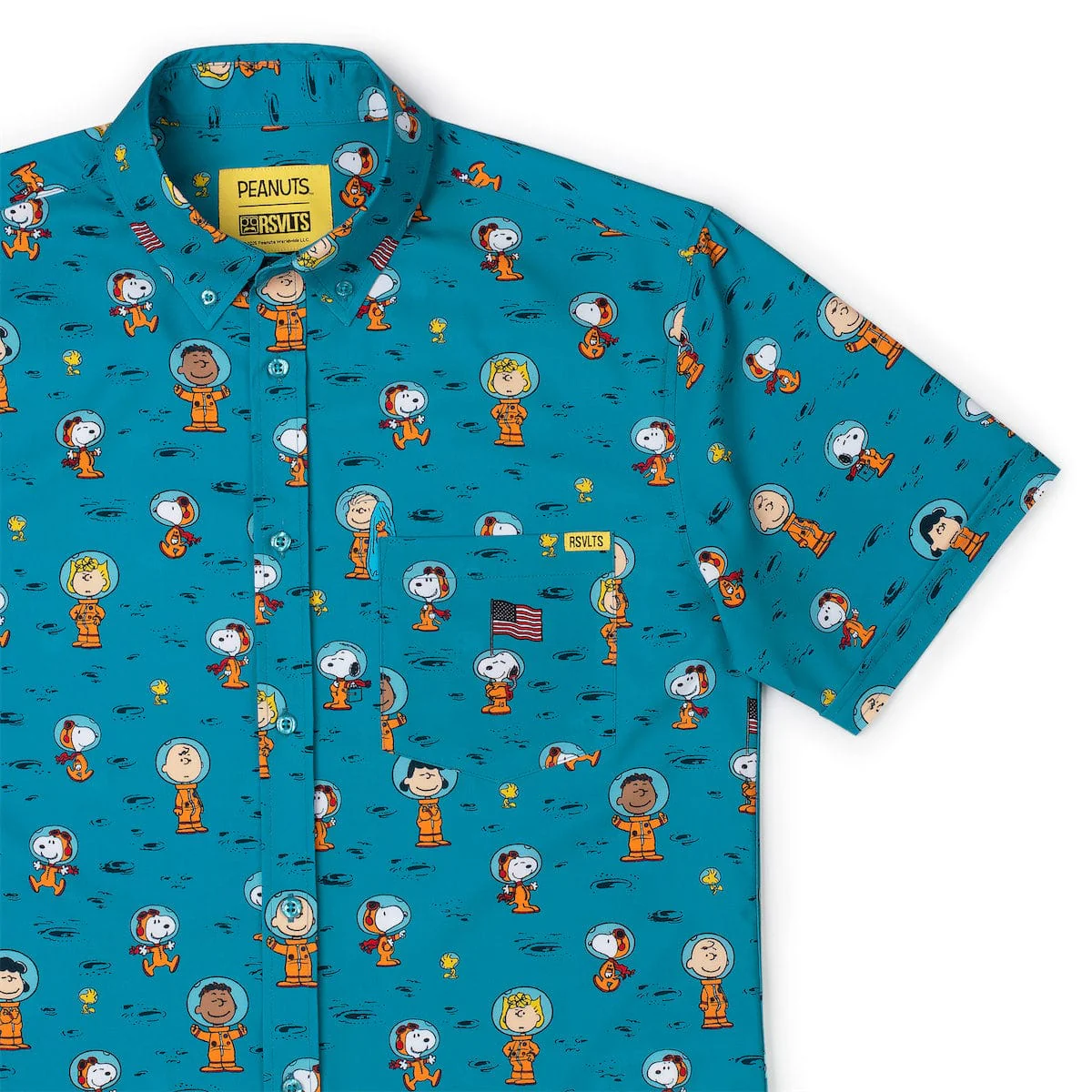 Peanuts "Astro 'Nuts" – KUNUFLEX Short Sleeve ShirtÂ