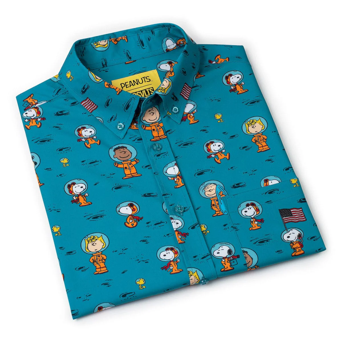 Peanuts "Astro 'Nuts" – KUNUFLEX Short Sleeve Shirt - Image 8