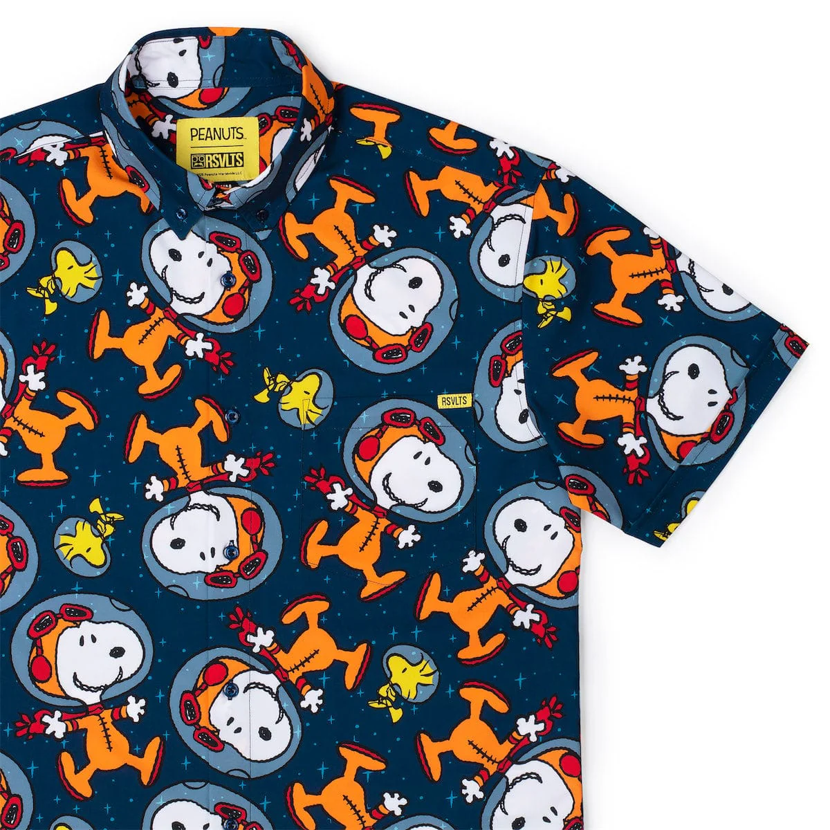 Peanuts "Snoopy in Space" – KUNUFLEX Short Sleeve Shirt