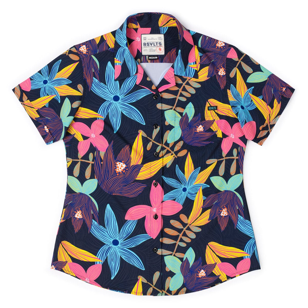 Petal Strokes – Women's KUNUFLEX Short Sleeve Shirt - Image 2