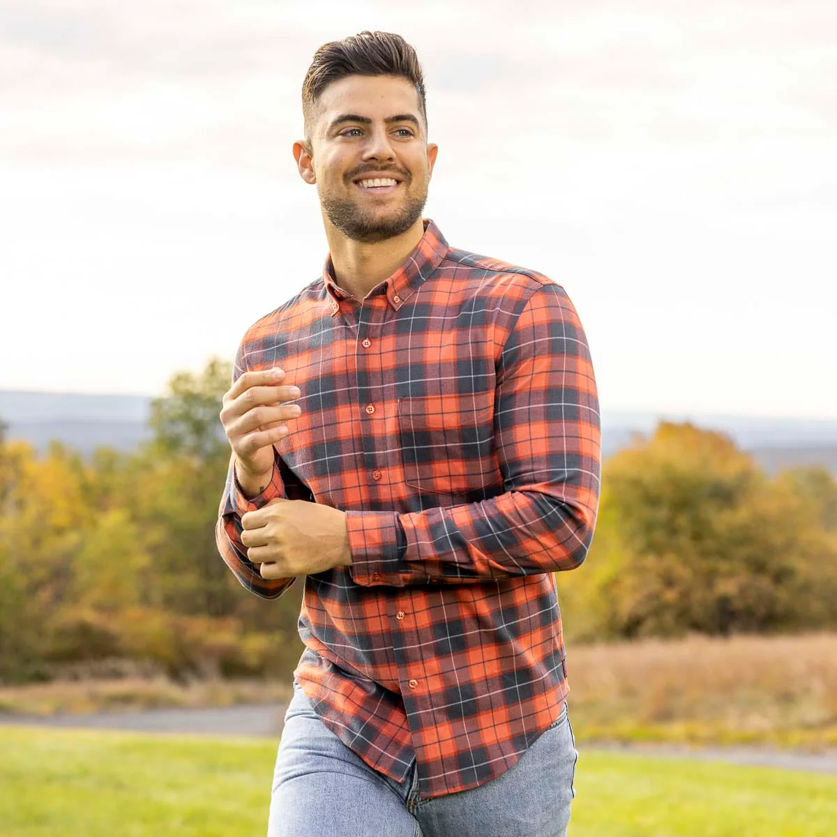 Plaid Pitt â BorlandFlex⢠Long Sleeve Flannel (2024 Fit) - Image 2