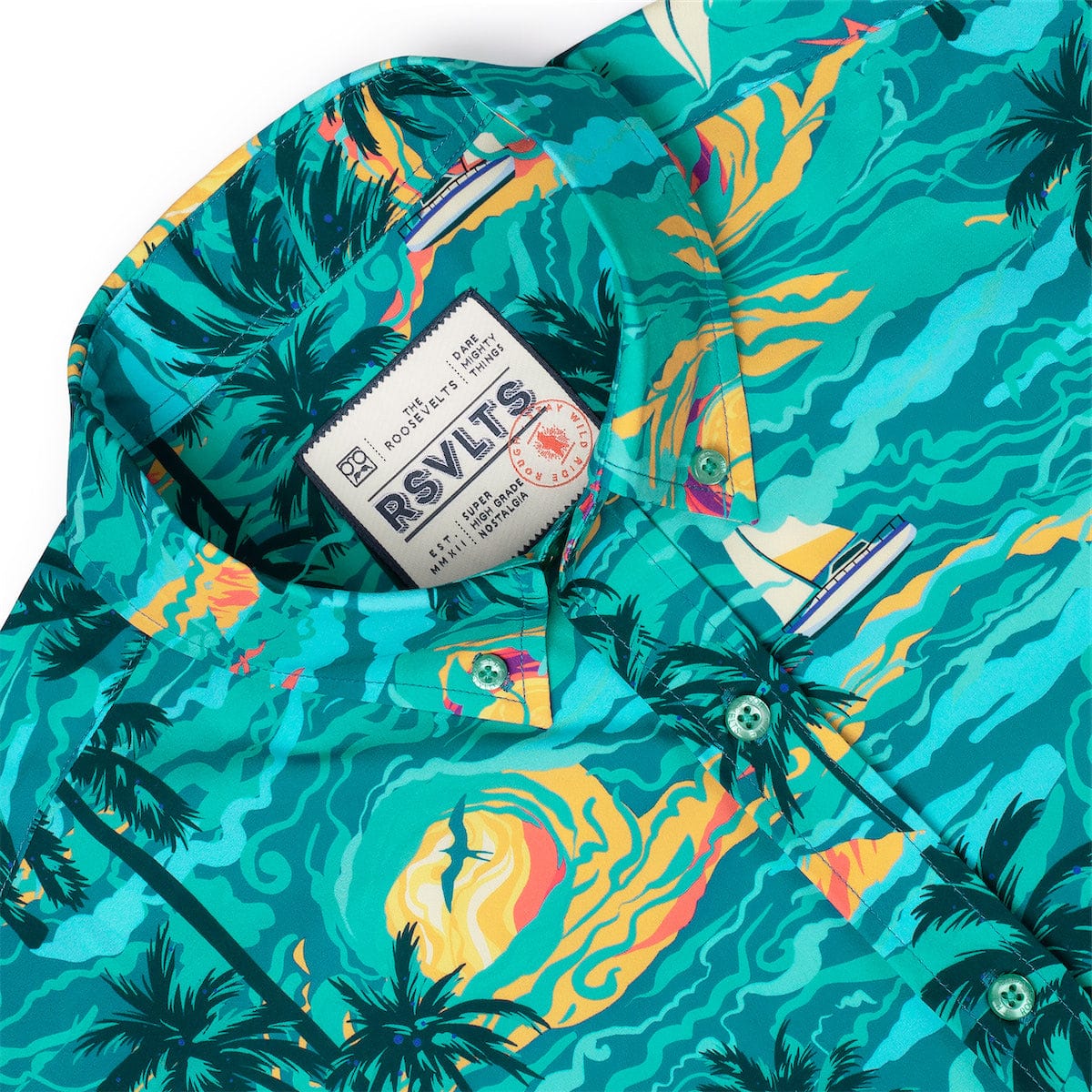 PTO (Palm Tree Oasis) – KUNUFLEX Short Sleeve Shirt - Image 4
