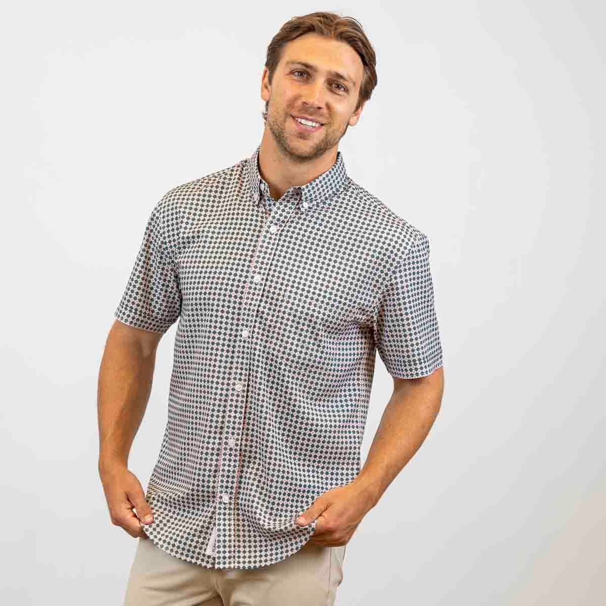 Quantum Quilt – KUNUFLEX Short Sleeve Shirt - Image 3