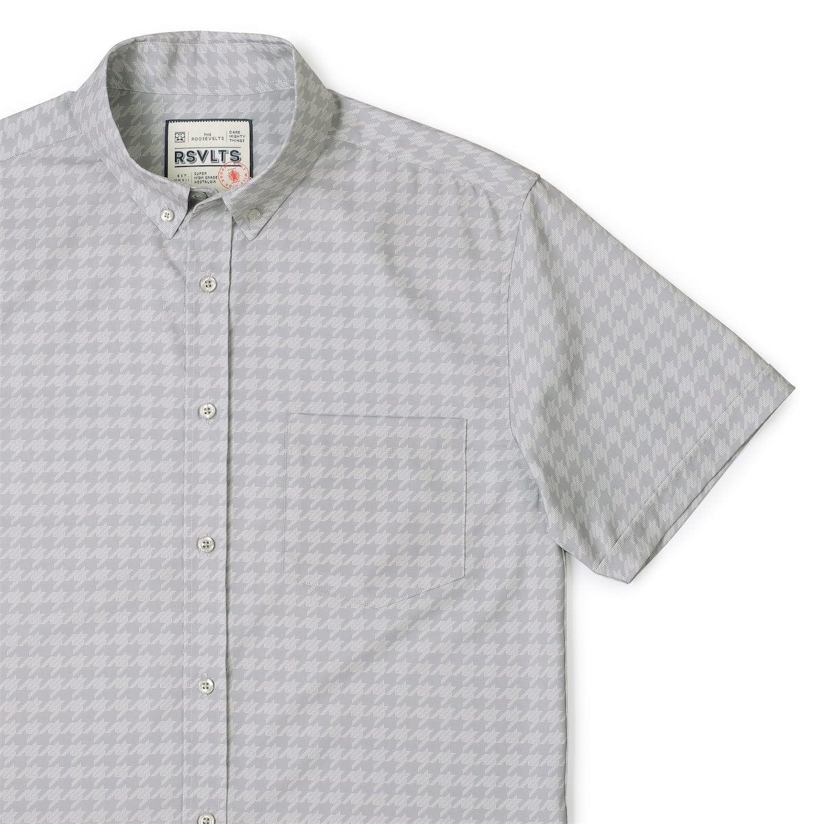 Release the Houndstooth – KUNUFLEX Short Sleeve Shirt - Image 4
