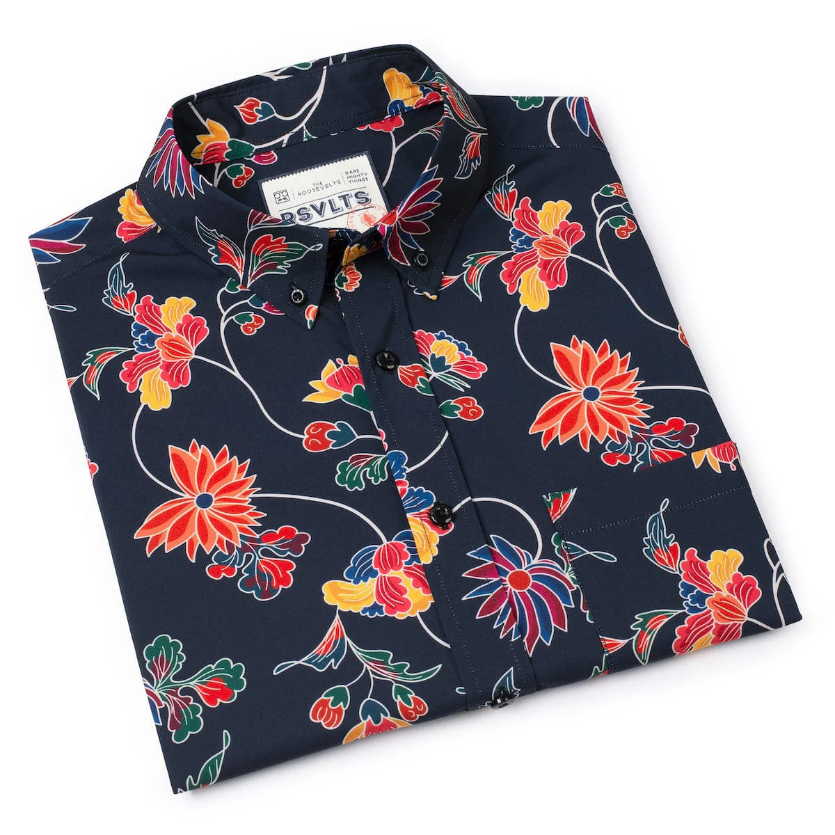 Retro Vines – KUNUFLEX Short Sleeve Shirt - Image 8