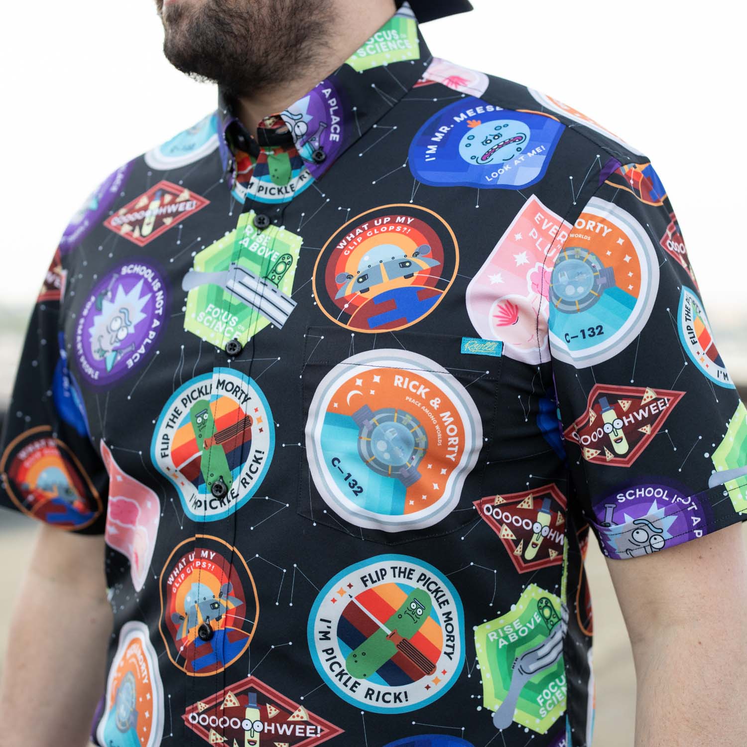 Rick and Morty "Touricks Attraction" – KUNUFLEX Short Sleeve Shirt