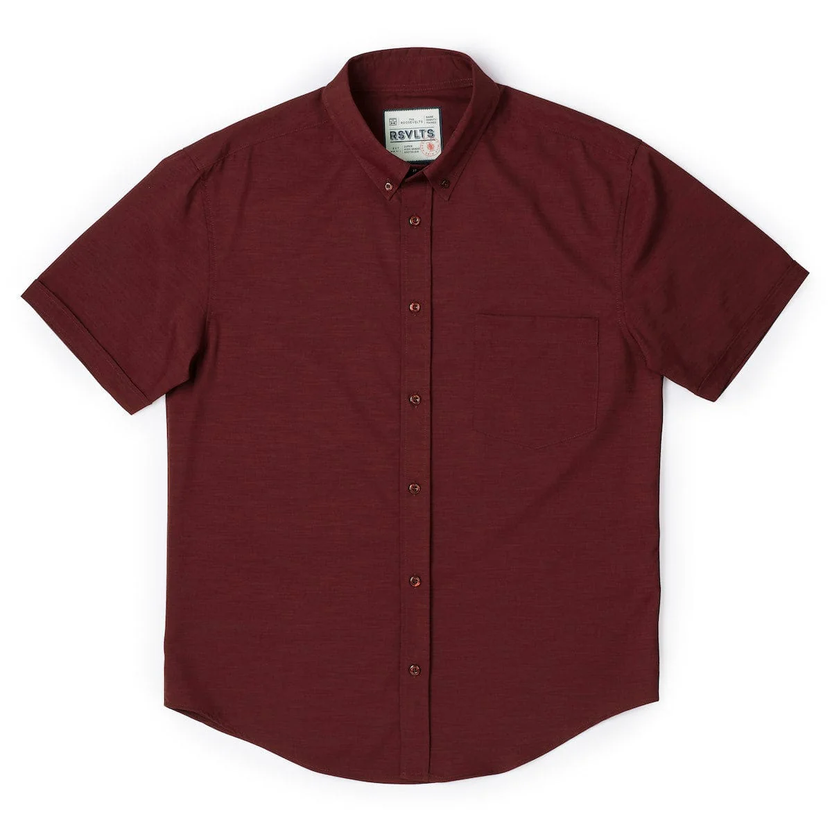 Burnt Russet – KUNUFLEX Short Sleeve Shirt - Image 4