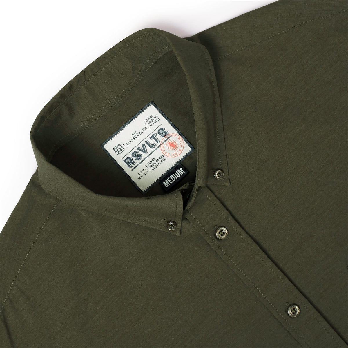 Dusty Olive – KUNUFLEX Short Sleeve Shirt - Image 5