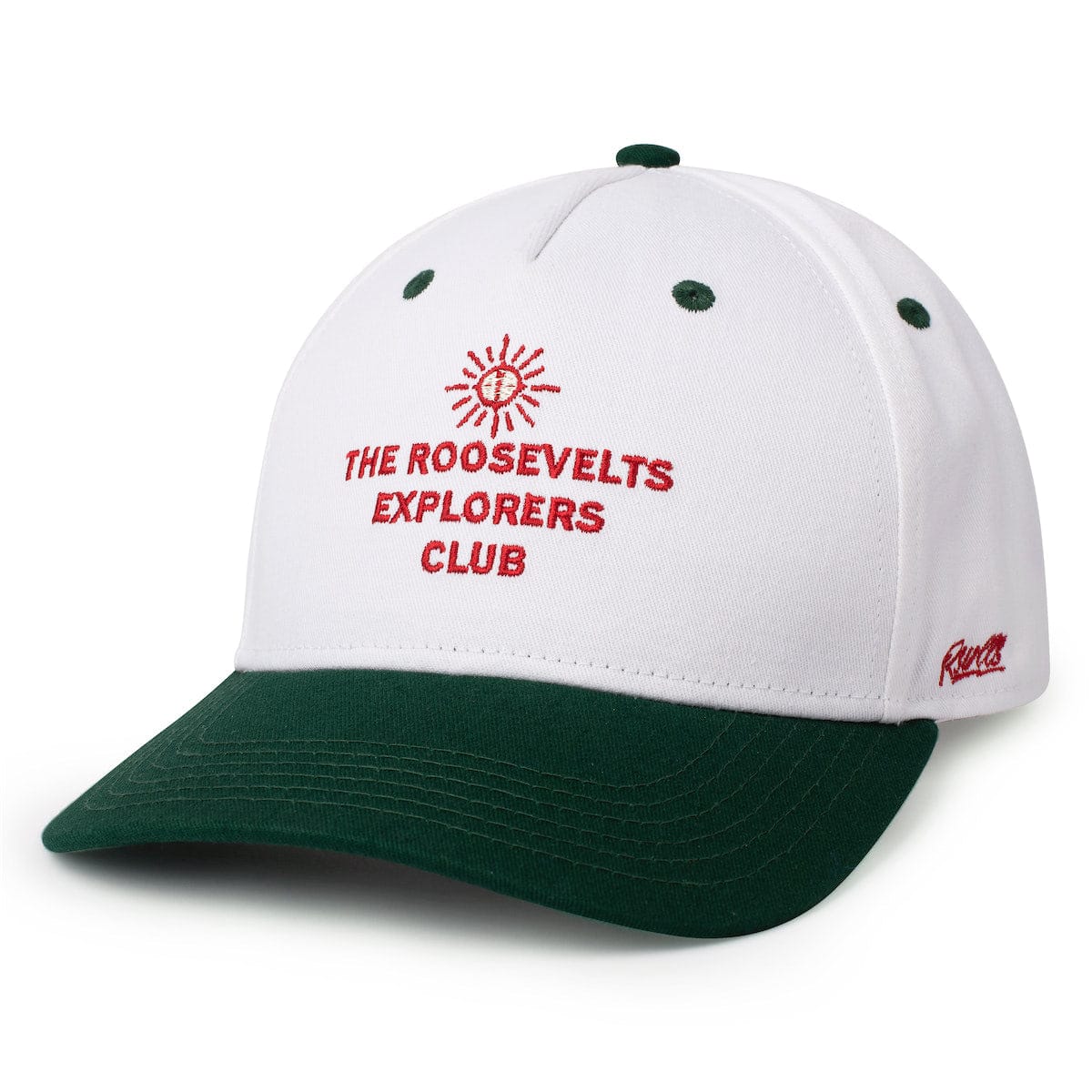 Explorers Club – 5-Panel Curved Brim Hat