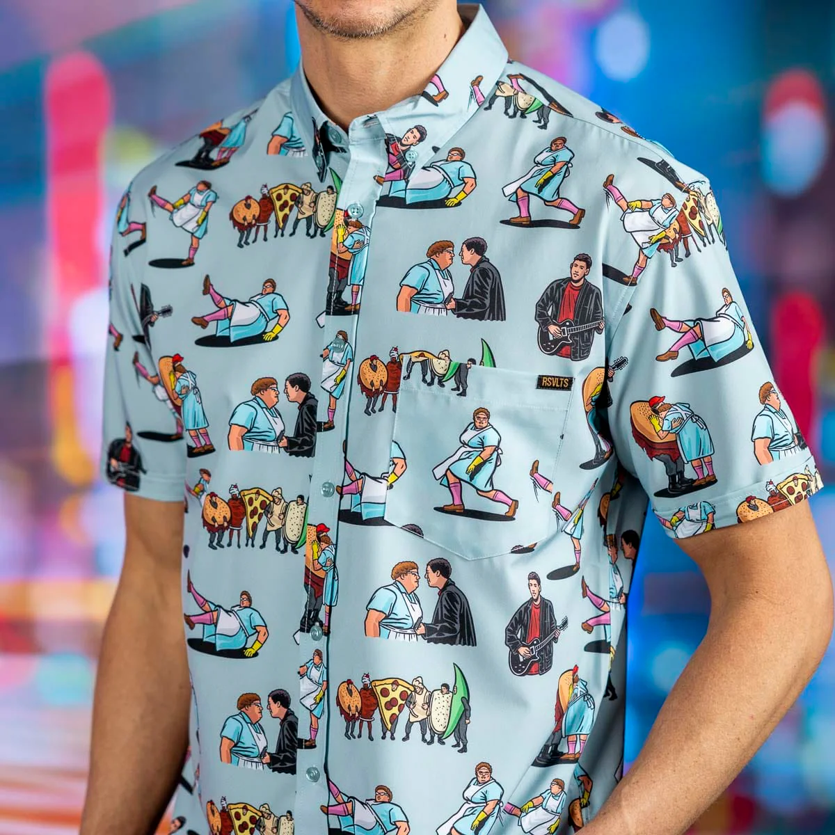 SNL50 "Lunch Lady Land" – KUNUFLEX Short Sleeve Shirt - Image 4
