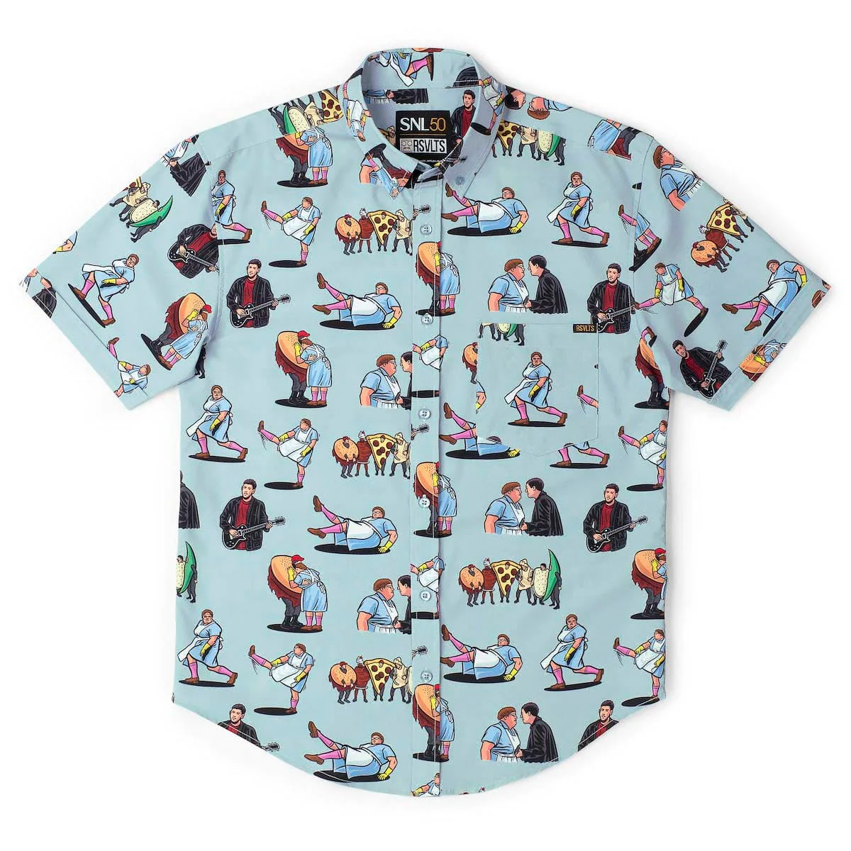 SNL50 "Lunch Lady Land" – KUNUFLEX Short Sleeve Shirt - Image 5