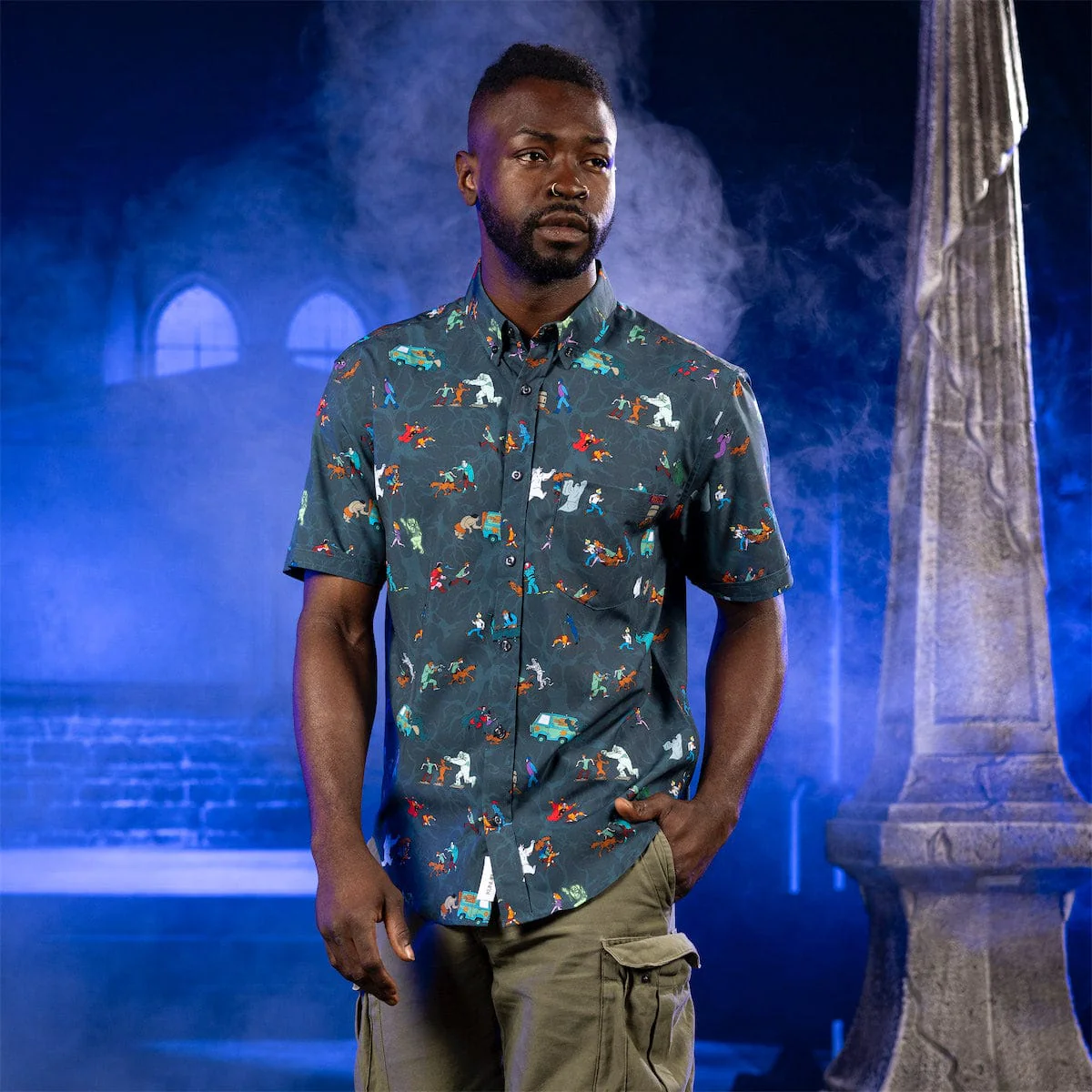 Scooby-Doo "Behind You!" – KUNUFLEX Short Sleeve Shirt - Image 2