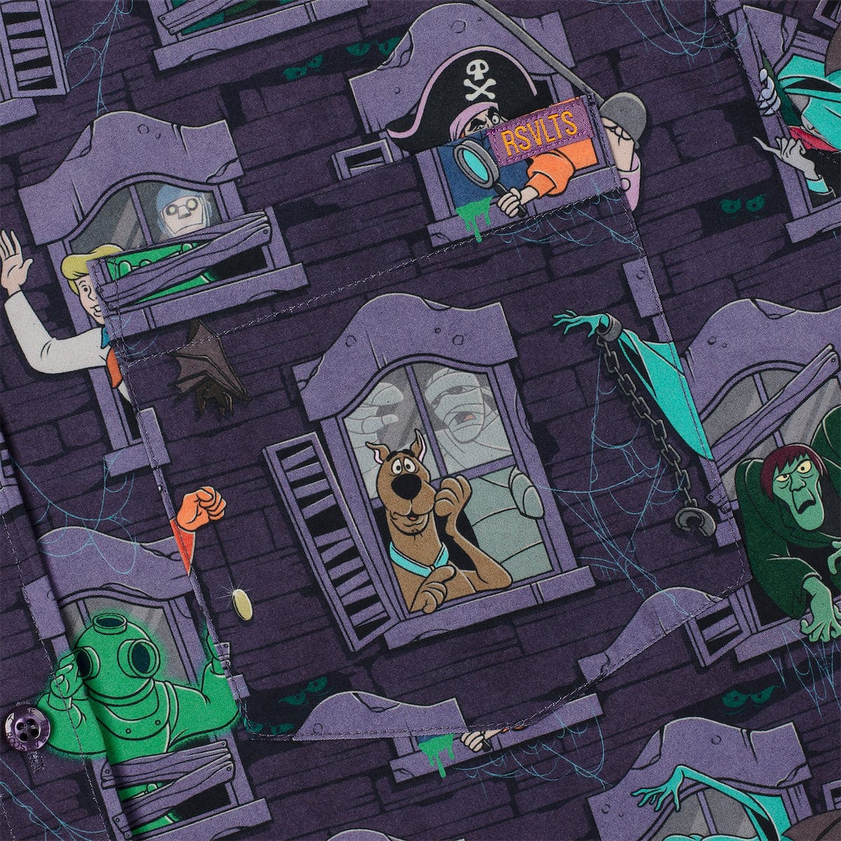 Scooby-Doo "Mansion of Mysteries" – KUNUFLEX Short Sleeve Shirt - Image 3