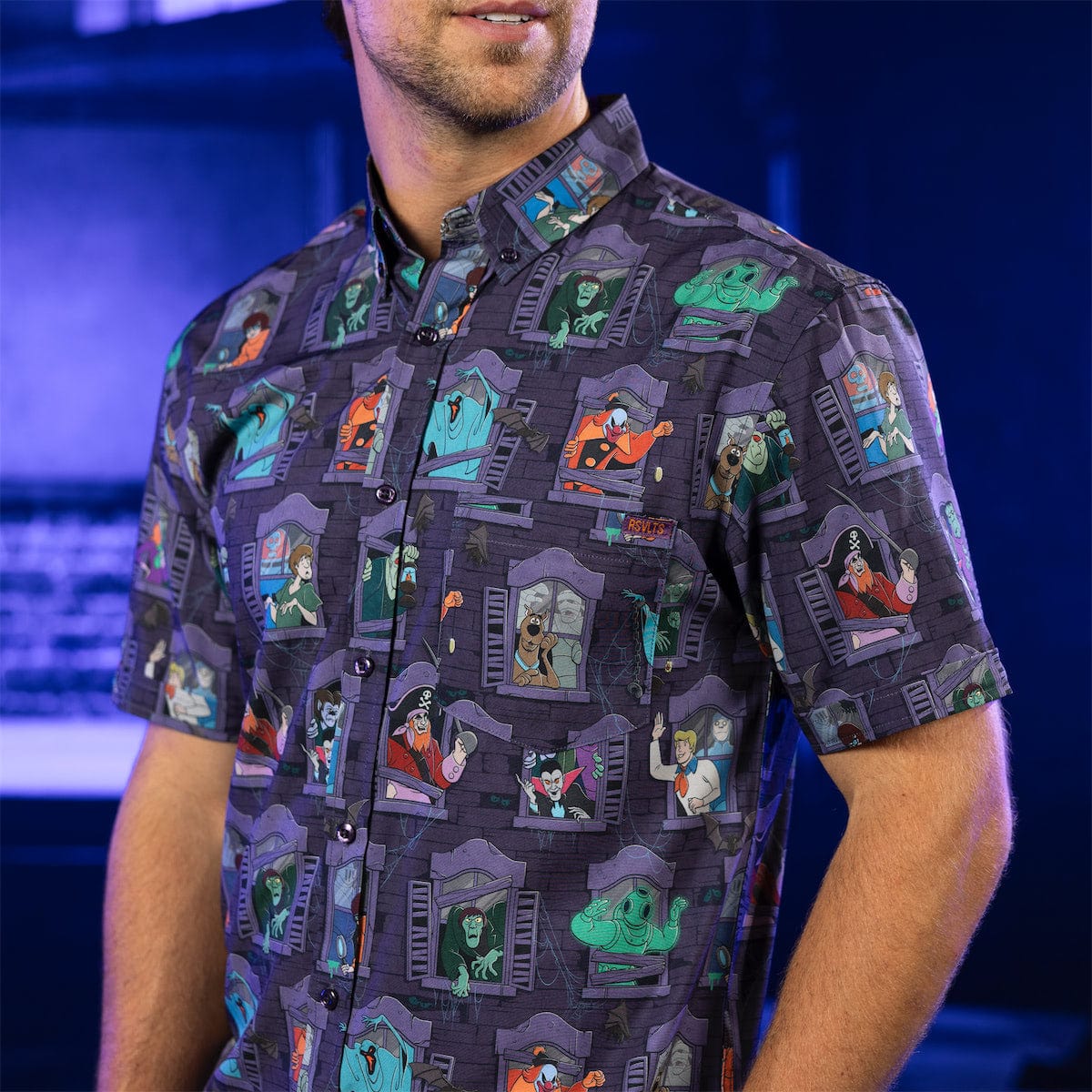Scooby-Doo "Mansion of Mysteries" – KUNUFLEX Short Sleeve Shirt - Image 4