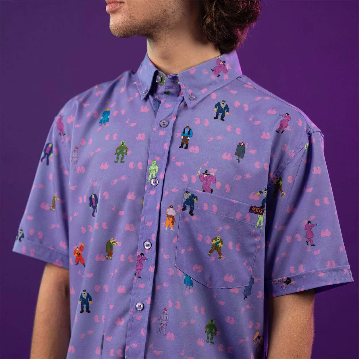 Scooby-Doo "Scoob, Run!" – KUNUFLEX Short Sleeve Shirt - Image 4