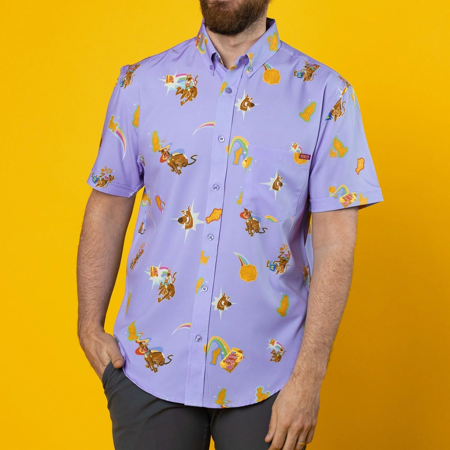 Scooby-Doo "Scooby Snacks" – KUNUFLEX Short Sleeve Shirt - Image 2