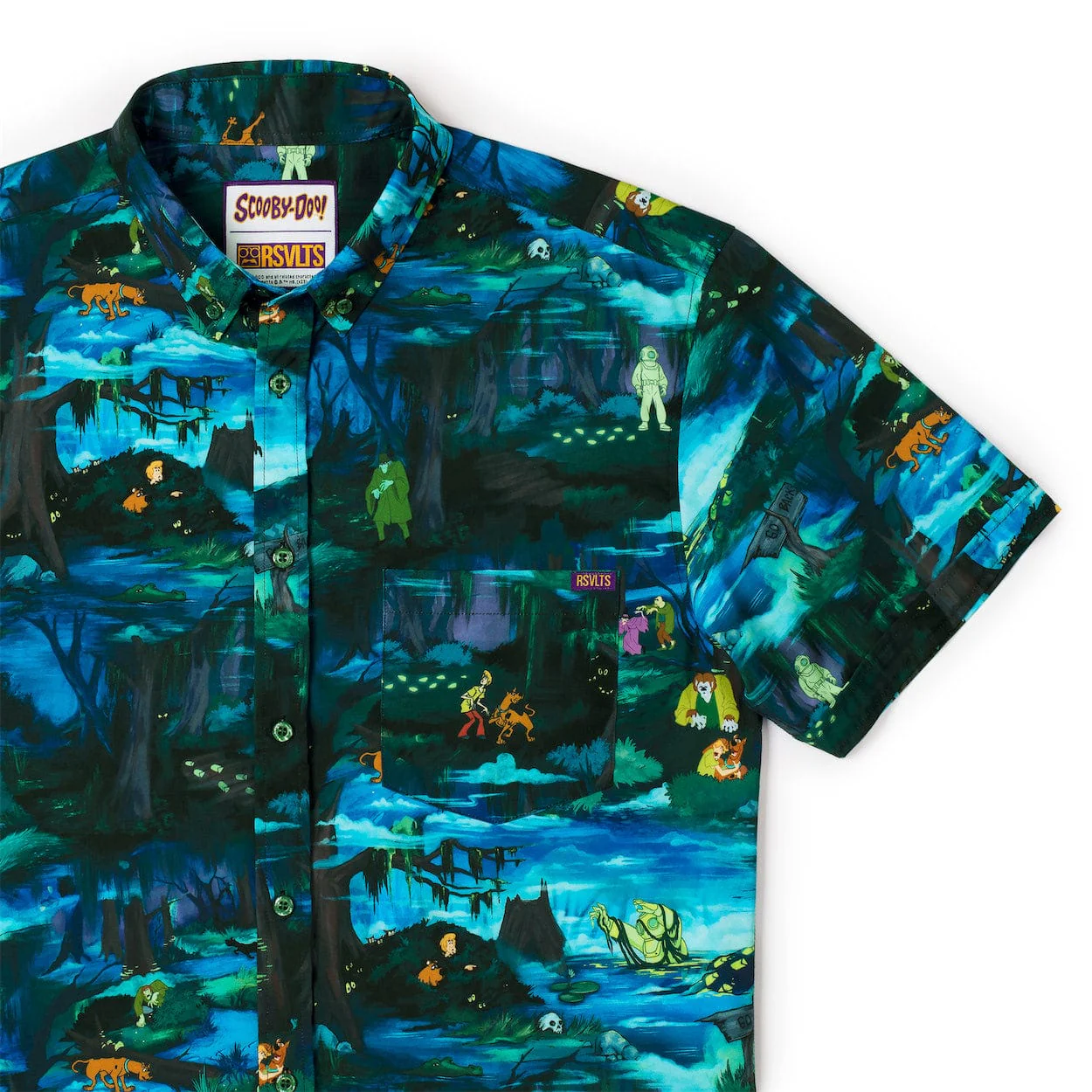 Scooby-Doo "Spooky Swampland" – KUNUFLEX Short Sleeve Shirt - Image 2
