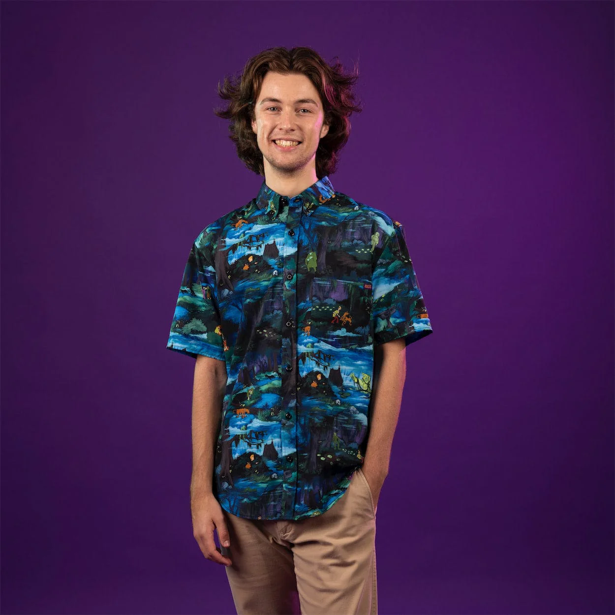 Scooby-Doo "Spooky Swampland" – KUNUFLEX Short Sleeve Shirt - Image 3