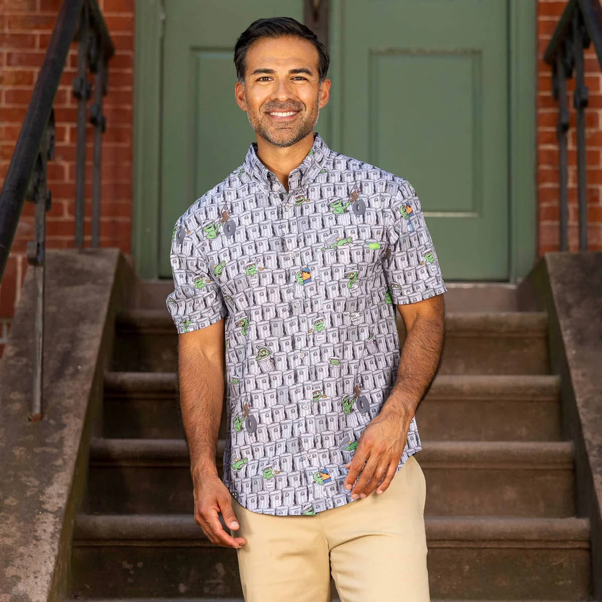 Sesame Street "Scram!" – KUNUFLEX Short Sleeve Shirt - Image 2