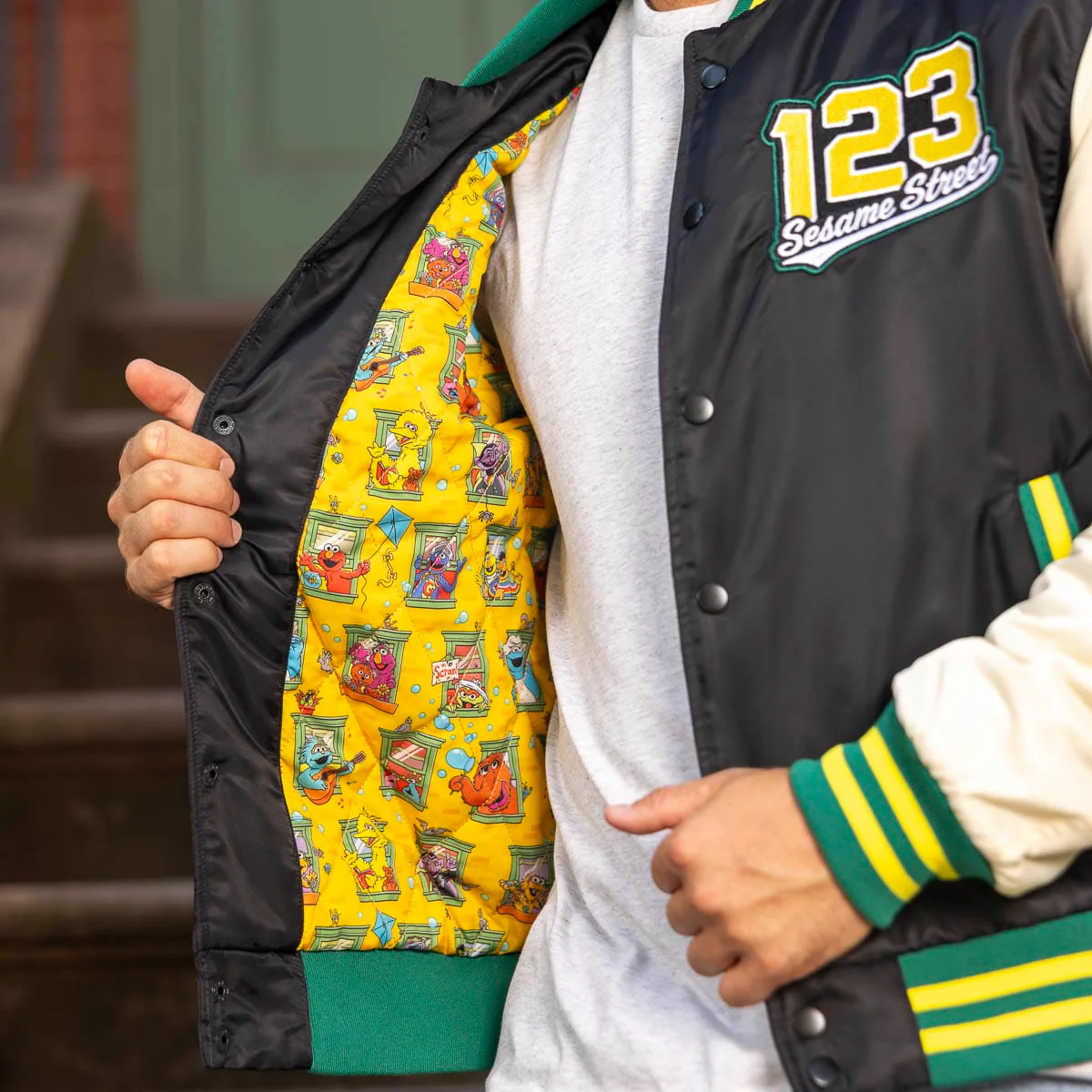 Sesame Street "Team Sesame Street" – Coach Jacket - Image 4